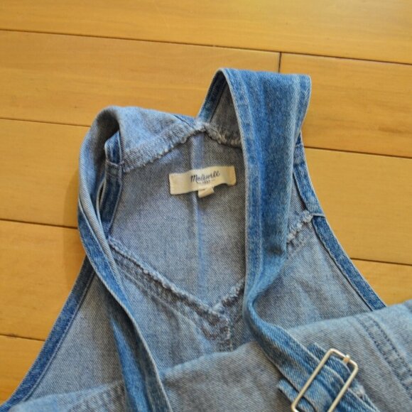 Madewell Disney Denim Romper Overalls Size M / S - Picture 10 of 16
